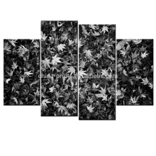 Black and White Leaves Art Print/Wall Decor Canvas Art/Giclee Canvas Print